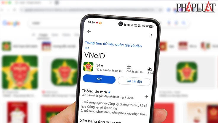 Ứng dụng VNeID 2.1.18 ra mắt với một số tính năng mới 