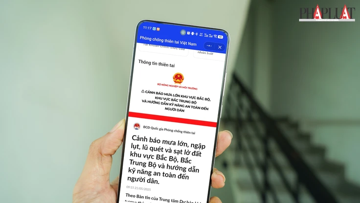 Cách nhận cảnh báo mưa lớn, ngập lụt, lũ quét bằng Zalo