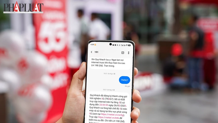 Cách đăng ký nhận 6GB data 5G miễn phí