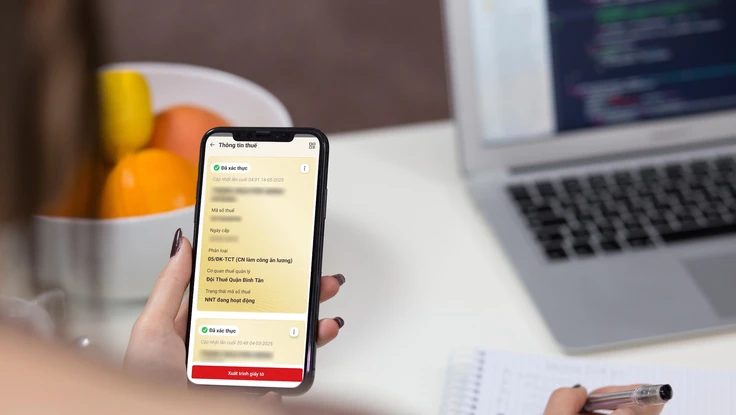 Cách tích hợp mã số thuế vào ứng dụng VNeID mới nhất năm 2025