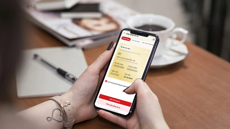 Cách thêm giấy phép lái xe điện tử trên ứng dụng VNeID