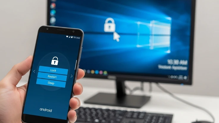 Cách khóa máy tính từ xa bằng điện thoại Android