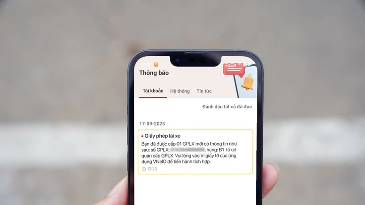 Cần làm gì khi đã đậu sát hạch nhưng GPLX chưa hiển thị trên ứng dụng VNeID?