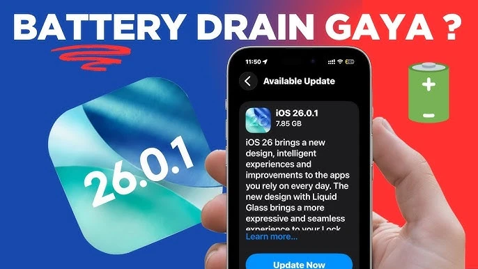 Video kiểm tra hiệu suất và thời lượng pin sau khi cập nhật iOS 26.0.1