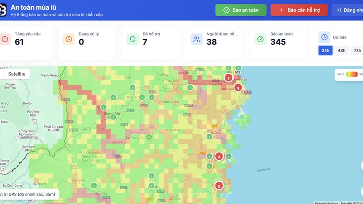 Cách gửi tín hiệu cứu hộ trong vùng lũ mới nhất năm 2025