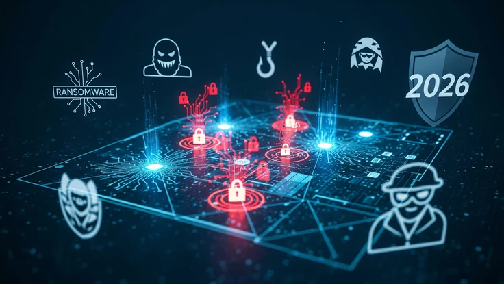 10 thay đổi có thể làm xáo trộn an ninh mạng toàn cầu năm 2026