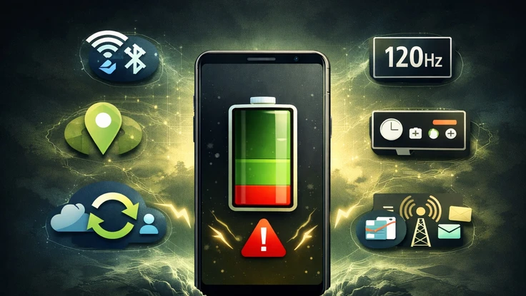 Những cài đặt Android khiến pin giảm nhanh mà ít người để ý 