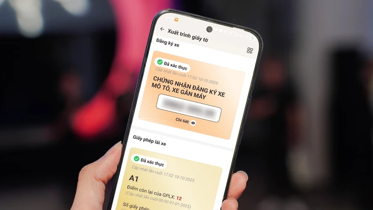 Không xuất trình được giấy đăng ký xe bị phạt bao nhiêu, và cách tích hợp vào ứng dụng VNeID