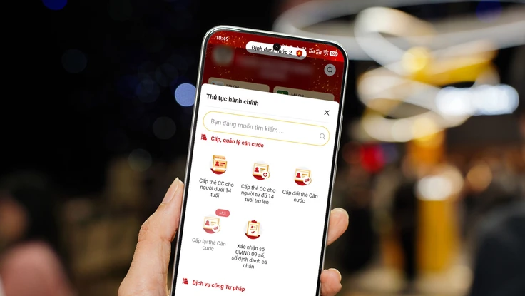 Dữ liệu của hàng triệu người dùng trên ứng dụng VNeID sẽ có thay đổi quan trọng