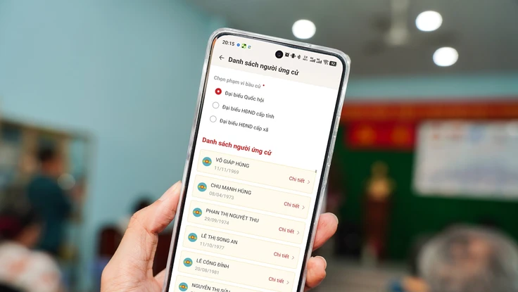 Cách tra cứu khu vực bỏ phiếu trên ứng dụng VNeID