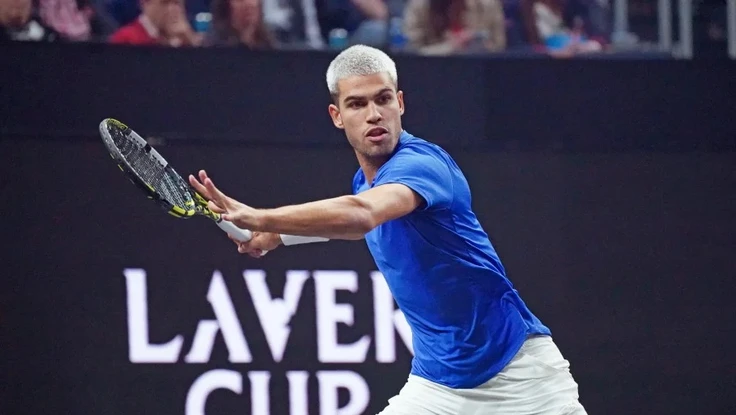 Alcaraz đánh thắng hai trận, Team World vẫn trắng tay tại Laver Cup