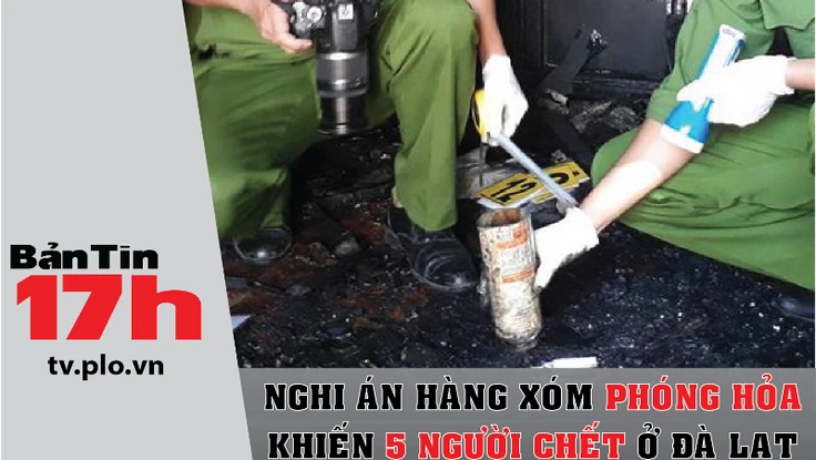 Nghi án hàng xóm phóng hỏa khiến 5 người chết ở Đà Lạt