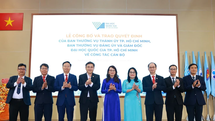 ĐH Quốc gia TP.HCM bổ nhiệm 24 lãnh đạo chủ chốt các trường thành viên