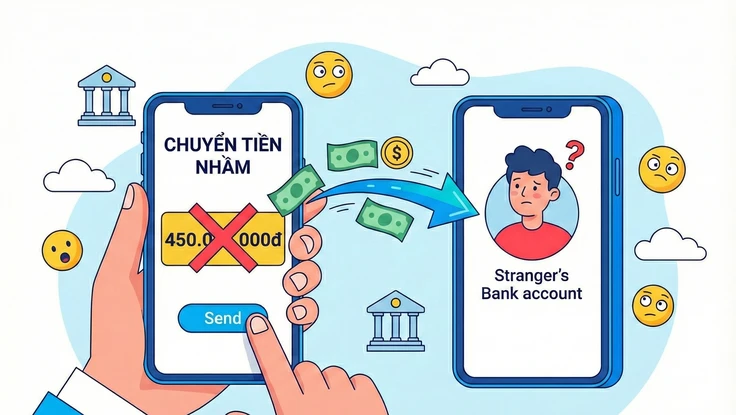 Trớ trêu: Chuyển nhầm 450 triệu, bị ngân hàng cấn trừ vì người nhận nợ tín dụng