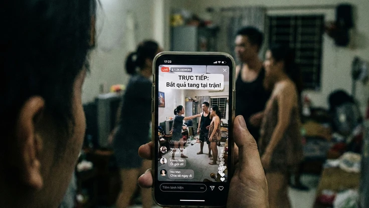 Livestream "bắt quả tang ngoại tình trên Facebook", có vi phạm pháp luật?