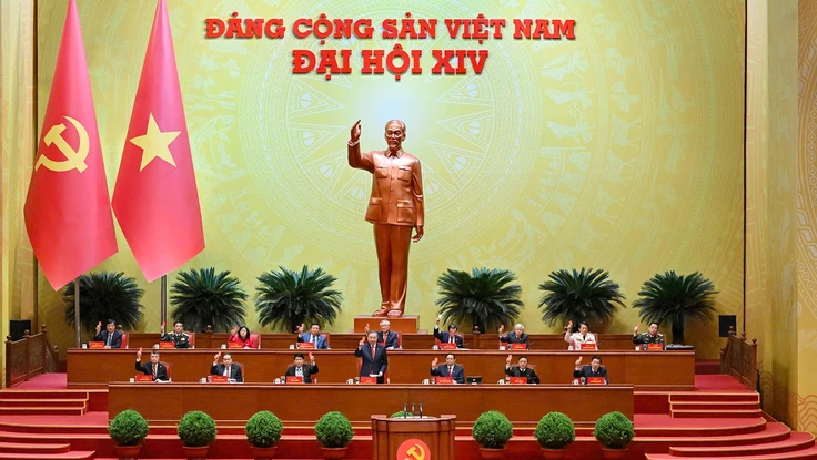 Chùm ảnh: Bỏ phiếu Bầu Ban Chấp hành Trung ương Đảng khóa XIV