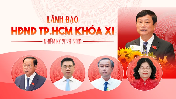 Chân dung Chủ tịch và 4 phó Chủ tịch HĐND TP.HCM khóa mới
