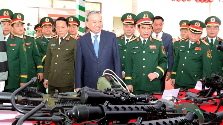 Tổng Bí thư, Chủ tịch nước Tô Lâm thăm Quân khu 5