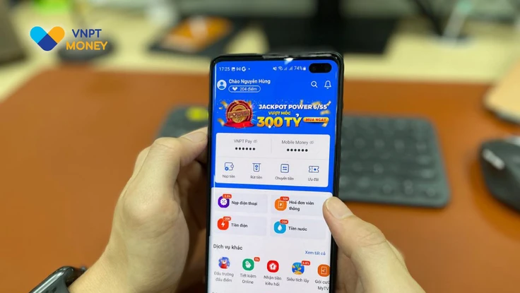 Chọn vé số Vietlott nhanh chóng hơn khi sử dụng VNPT Money