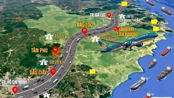 Cao tốc Bảo Lộc - Liên Khương điều chỉnh lần 2, siết mảnh ghép từ TP.HCM-Đà Lạt