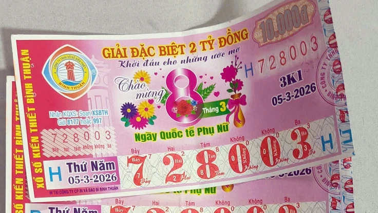 Người dân Phan Thiết lại trúng xổ số kiến thiết 'trọn gói' 43,5 tỉ đồng