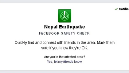 Facebook, Google, Viber giúp tìm người thân trong động đất