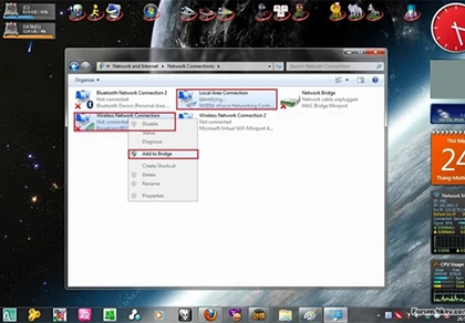Hướng dẫn phát WiFi từ laptop không cần phần mềm