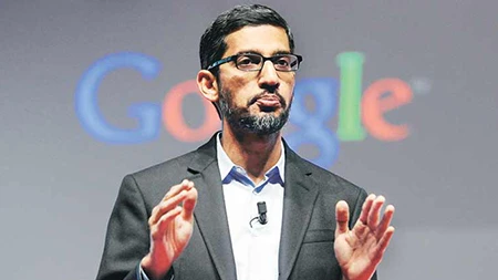 CEO Google kiếm hơn 100 triệu USD năm 2015