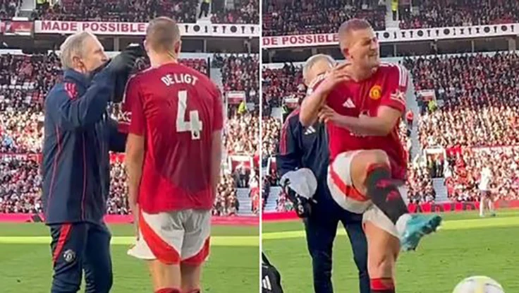 Xuất hiện đoạn video De Ligt đá văng quả bóng vì bàn thắng gây tranh cãi