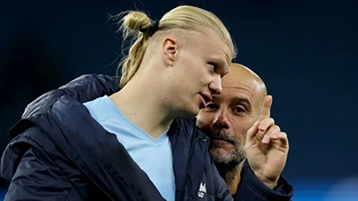 HLV Pep Guardiola: 'Đừng tự tạo áp lực cho mình nữa Haaland'