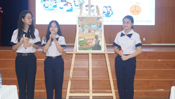 Học sinh TP.HCM thi hùng biện tiếng Nhật về sự tử tế và trường học hạnh phúc