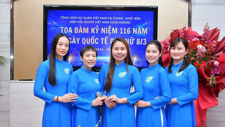 Ấm áp buổi tọa đàm mừng ngày 8-3 của phụ nữ Việt tại Osaka