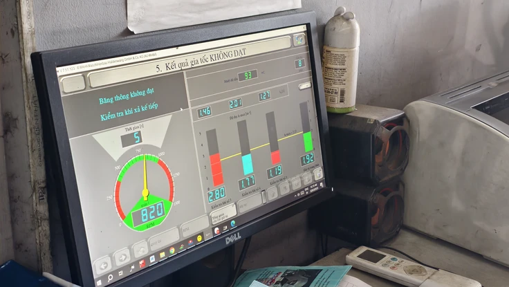 Lỗi phần mềm trong ngày đầu áp dụng quy định mới về đăng kiểm