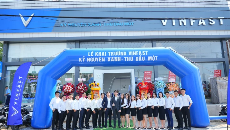 VinFast Thủ Dầu Một chính thức khai trương showroom mới tại Bình Dương cũ 