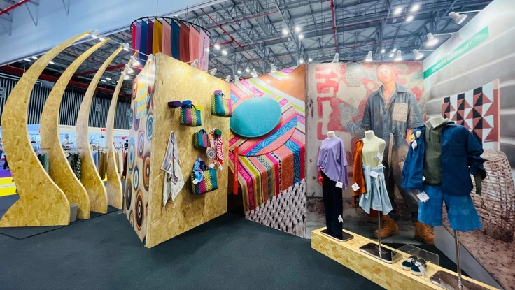 Nhiều thương hiệu danh tiếng quốc tế có mặt tại triển lãm về dệt may ở TP.HCM