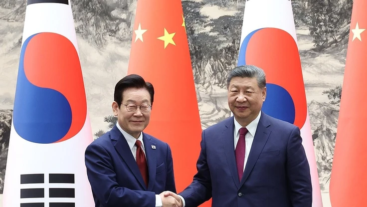 Chủ tịch Tập Cận Bình tiếp tổng thống Hàn Quốc, thảo luận bán đảo Triều Tiên