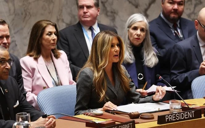 VIDEO: Đệ nhất phu nhân Melania Trump chủ trì cuộc họp Hội đồng Bảo an LHQ