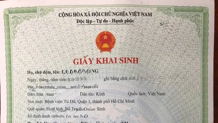 Sai địa chỉ cư trú trên giấy khai sinh có cần chỉnh sửa không?