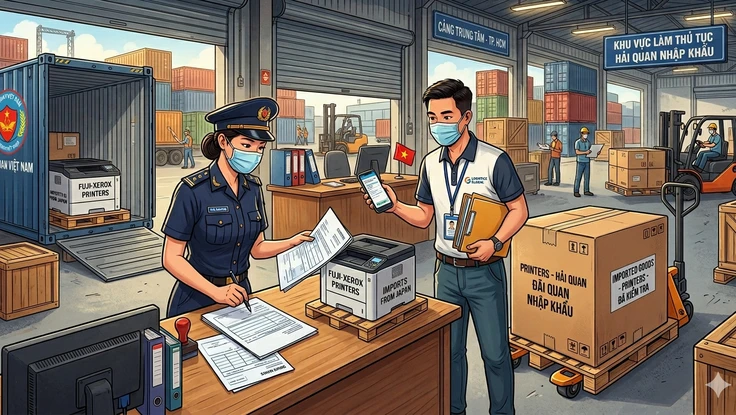 Khi 'khai báo' vẫn là xin phép: Câu chuyện quản lý nhập khẩu thiết bị in