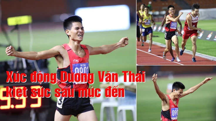 Xúc động nhà vô địch Dương Văn Thái kiệt sức sau mức đến