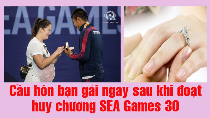 Video cầu hôn thật đáng yêu sau khi nhận huy chương SEA Games