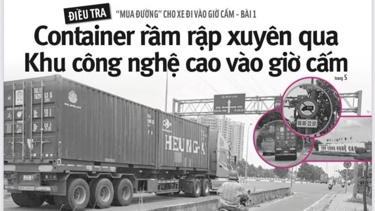 Truy tố 12 bảo vệ Khu công nghệ cao TP.HCM vụ 'mua đường' cho xe đi vào giờ cấm