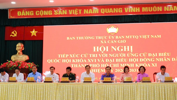 Cử tri xã Cần Giờ mong ứng cử viên ĐBQH hoàn thiện pháp luật, đảm bảo thu hồi tài sản tham nhũng