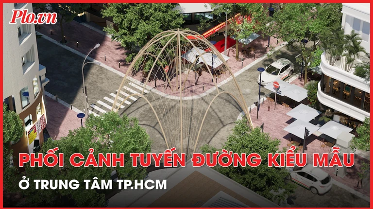 Video: Phối cảnh tuyến đường kiểu mẫu ở Trung tâm TP.HCM