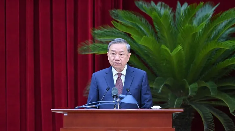 Toàn văn phát biểu của Tổng Bí thư Tô Lâm tại phiên bế mạc Hội nghị Trung ương 12