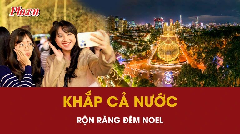 Người dân cả nước hân hoan xuống phố đón Giáng sinh