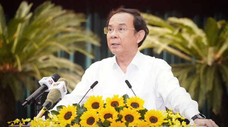 Bí thư Nguyễn Văn Nên nói về tinh gọn bộ máy, giải quyết chế độ cho cán bộ...