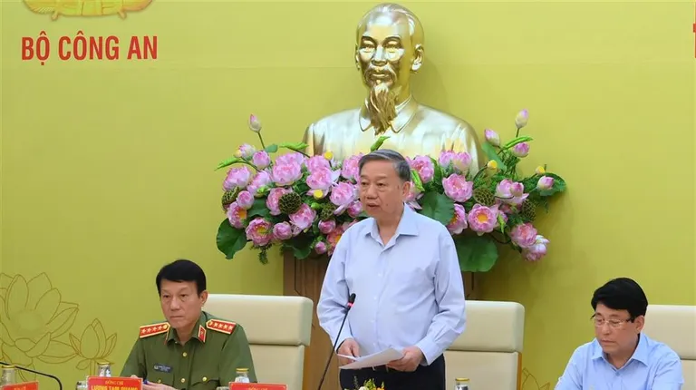 Tổng Bí thư Tô Lâm: Công an đi đầu trong triển khai sắp xếp bộ máy 