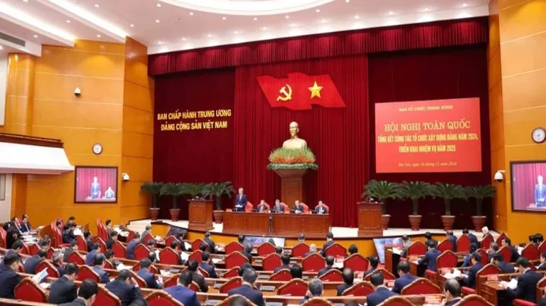 Tổng Bí thư Tô Lâm dự hội nghị toàn quốc tổng kết công tác tổ chức xây dựng Đảng năm 2024