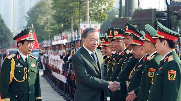 Tổng Bí thư Tô Lâm dự lễ kỷ niệm 80 năm Ngày thành lập Quân đội nhân dân